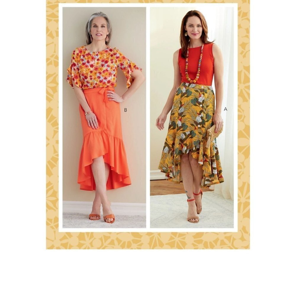 Butterick Sewing Pattern 10635 6773 Skirt Misses Size 16-24